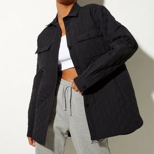 Motel Rocks marcel black quilted jacket!!
